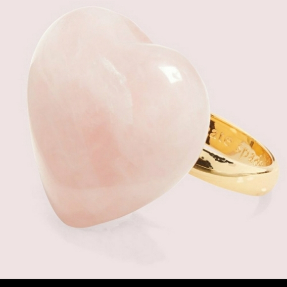 💜1 left NWT Kate Spade heart ring Size 7 - Picture 3 of 4